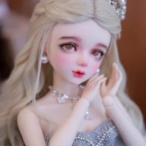 1/3 BJD Puppe Prinzessin Mädchen handbemalt Gesicht Make-up veränderbar gold Weihnachtsgeschenk - Bild 1 von 13