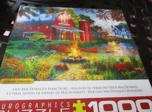 Eurographics 1,000 Piece Puzzle "Old MacDonald's Farm Store" 19+1/4" x 26+5/8" - Picture 1 of 5