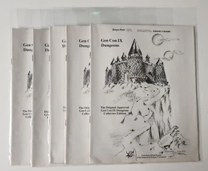 x1 Judges Guild Dungeons & Dragons D&D Module Gen Con IX Dungeons 2nd 1978 VG+ - Picture 1 of 5