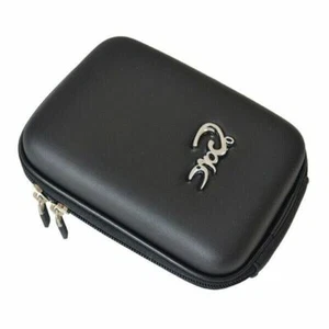 Croco® BLACK Medium Tough Case Shock Proof for Canon Powershot Ixus SX220 HS - Picture 1 of 4
