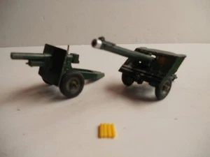 2 Vintage 1970'S Corgi Toys Artillery Pieces - Picture 1 of 7