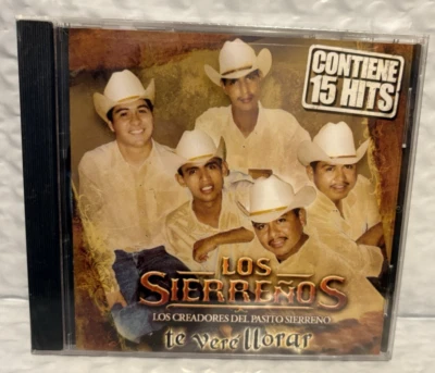 Los Sierrenos Los Creadores del pasito Sierreno -Te Vere Llorar -15 Hits CD New - Image 1 of 2