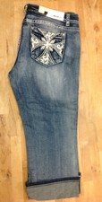 Grace in LA Women's Easy Fit Jeans, EC-6653, Medium Blue, Size 26