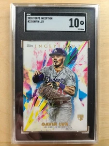Topps Inception Gavin Lux 2020 radiocontrol #23 Dodgers SGC 10 gemas como nuevo - Imagen 1 de 2