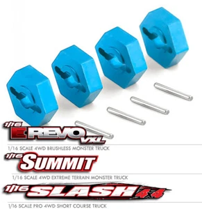 Adaptador hexagonal de rueda de aluminio 12 x 4 mm 7154X para TRAXXAS 1/16 E-REVO VXL SLASH SUMMIT - Imagen 1 de 9
