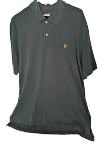 Brooks Brothers Polo Shirt Men XL Green Performance Golf Performance CountryClub - Picture 1 of 9