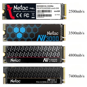 Netac 4TB 2TB 1TB 500GB M.2 PCIe SSD 2280 NVMe Wewnętrzny dysk półprzewodnikowy partia - Zdjęcie 1 z 52