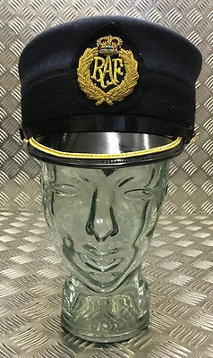 RAF Wraf Bande Chapeau Casquette Véritable Britannique Royal Air Force Cérémonie - Photo 1/4