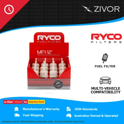 New RYCO Fuel Filter In-Line For VOLKSWAGEN BEETLE TYPE 1 1300 12 Pcs MF1-12 - image 1 of 4