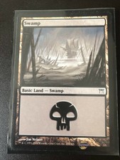 Swamp #298 Jim Nelson Champions of Kamigawa LP Magic the Gathering MTG
