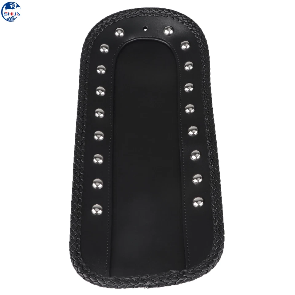 Babero guardabarros trasero solo con tacos negros para Harley Electra Glide Softail Dyna FXR Foto 1 de 4