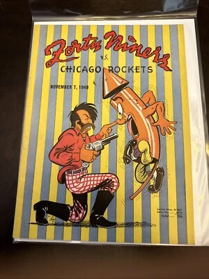 1948 Football Program Forty Niners vs Chicago Rockets 11-7-48 RARE - Image 1 of 4