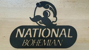 Natty Bo sign metal wall art plasma cut decor light beer national bohemian gift - Picture 1 of 1