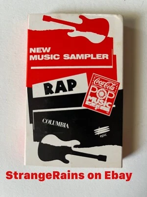 Coca Cola RAP Sampler Cassette Tape  1991 - PLAY TESTED / SOUNDS GREAT - Image 1 of 4
