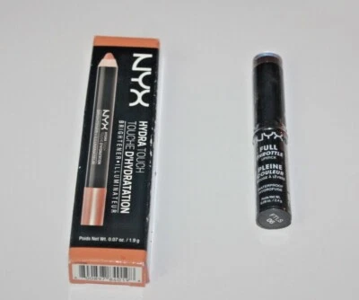 NYX HydraTouch Brightener Illuminateur HTB03 +Full throttle FTLS 06 Lot Of 2 New - Image 1 of 2