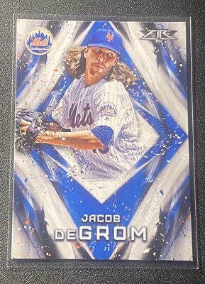 JACOB DeGROM - 2017 Topps Fire - #52 - New York Mets - Image 1 of 2
