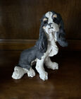KING CHARLES SPANIEL A UNIQUE SCULPTURE IN CLAY
