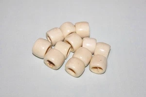 Cuentas de hueso hechas a mano - anillo de hueso 15 x 20 * 24 piezas por paquete * - Imagen 1 de 4