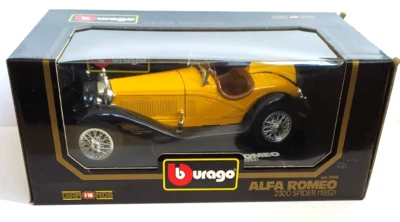 BURAGO DIAMONDS  1:18  AUTO ALFA ROMEO 2300 SPIDER 1932 MADE IN ITALY  3008 - Immagine 1 di 3