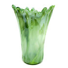 Gr&#252;n Murano Glas Vase Milord Made in Italy