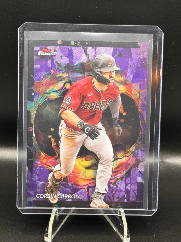 2024 TOPPS FINEST RARE PURPLE -  CORBIN CARROLL  /125 - Image 1 of 1