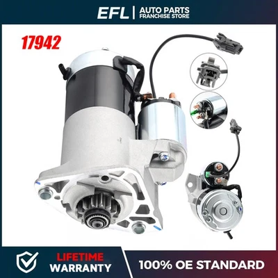 Starter for 2005-2019 Nissan Frontier 2005-12 Pathfinder 05-15 Xterra 4.0L 17942 Foto 1 de 4