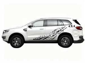 Calcomanías gráficas de coche a rayas con salpicaduras de barro para Ford Everest 4x4 puertas laterales - Imagen 1 de 7