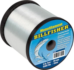 Billfisher Fishing Line SS1C-60 Bulk Mono 1 lb Spool 60 lb 860 Yards Clear - Picture 1 of 1