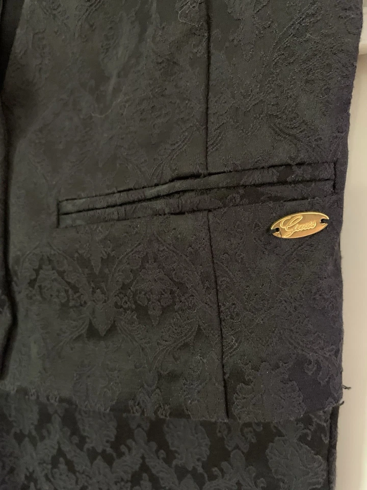 Guess 2 Piece Women’s Black Suit Set! Blazer And Slacks Size M/25 - Image 1 of 4