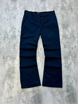 Pantalones acampanados vintage Prada de lujo azul oscuro Foto 1 de 4