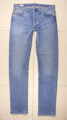 Vaqueros hombre LEVI'S 501 Original W34 L38 STRETCH como nuevos - Imagen 1 de 4