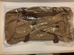 Bella Russo Canvas Weekender Brown Olive Travel Duffel Bag 30” - Picture 1 of 6
