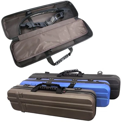 Recurve Bow Case ABS 70-90 cm Takedown Portable High Hardness Hunting Archery - Image 1 of 4