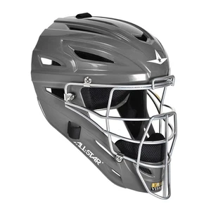 All-Star System Seven Youth Baseball Catcher's Helmet - Graphite - Picture 1 of 1