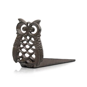 Linton-Cute Owl Iron Door Stop - Tope de puerta de alta resistencia, decorativo y funcional... - Imagen 1 de 7