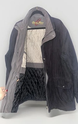 Herren Jacke Größe 54 Schwarz Halblang Von C&A Gebraucht - Bild 1 von 4