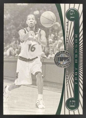Troy Hudson 2005-06 Topps First Row Black and White /225 #19 Timberwolves - Image 1 of 4