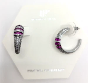 Bomb Party July 25 Earrings ER19070 Starry Sunset Sparkle - Hematite Plating - Picture 1 of 4