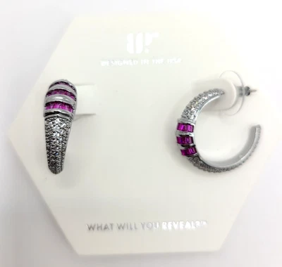 Bomb Party July 25 Earrings ER19070 Starry Sunset Sparkle - Hematite Plating - Image 1 of 4