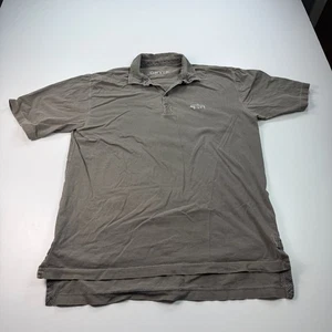 Polo Orvis uomo grande marrone cotone maglia outdoor logo casual - Foto 1 di 7