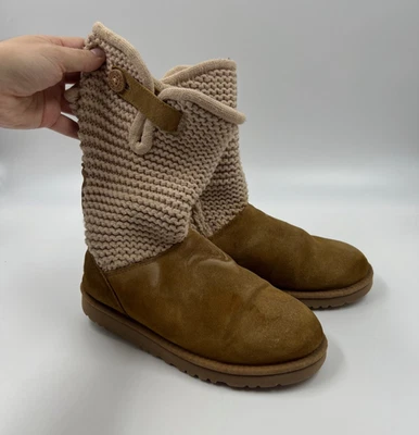 Botas de gamuza punto castaño Ugg Farrah MUJER TALLA 5 1013859Y sin caja Foto 1 de 4