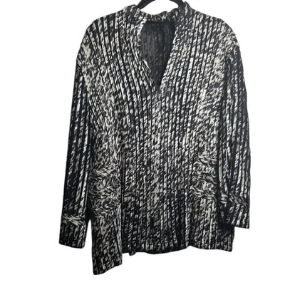 Chicos Venetian Zipper Front Women's Career Office Lightweight Jacket Sz XL - Image 1 of 4