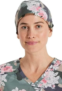 Dickies Men & Women Print Scrubs Hat DK513, One Size, Camo's Abloom - Picture 1 of 3