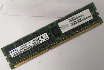 SAMSUNG 16GB DDR3 1866 2Rx4 PC3-14900R M393B2G70DB0-CMA 240pin Server RDIMM RAM - Image 1 of 3