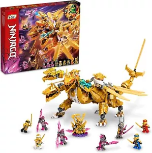 LEGO Ninjago Lloyd's Golden Ultra Dragon 71774 Toy Block Present Ninja Ninj - Picture 1 of 8