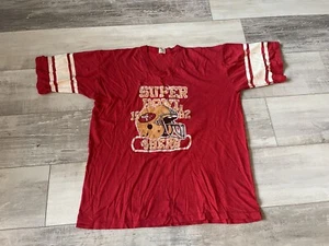 VINTAGE 1982 49ers Super Bowl XVI T Shirt Logo 7 Single Stitch Rare! Made in USA - Picture 1 of 11