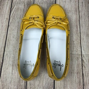 Amalfi by Rangoni Damen-Loafer aus Lackleder gelb Größe 7,5 M - Bild 1 von 11