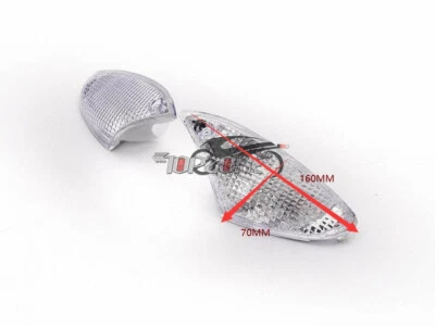 Ajuste BMW K1200S, K1300S, R1200S; Indicadores intermitente delantero lámpara lente  Foto 1 de 4