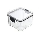 Manual Measurement Deviations Food Storage Boxes Food Grade Silicone Latch Notes