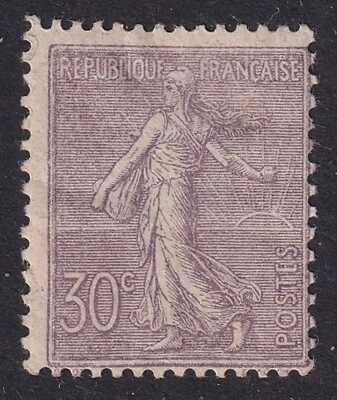 FRANCE 1903 Sower 30c Lilac SG 319 MH/* (CV £300) - Image 1 of 2